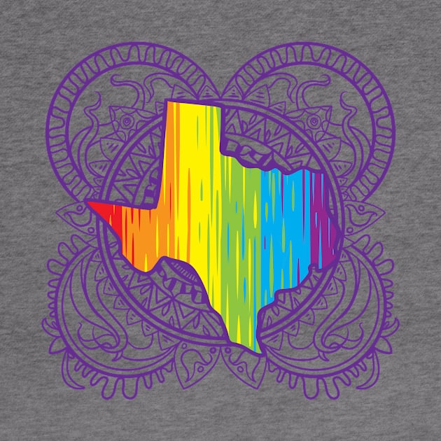 Texas Mandala Pride by Manfish Inc.